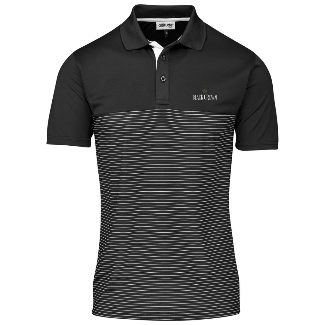 Black Crown Mens Maestro Golf Shirt