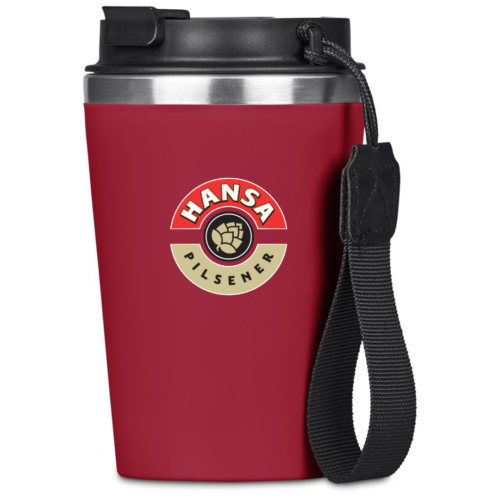 Hansa Kooshty Luca Stainless Steel & Plastic Double-Wall Tumbler – 350ml