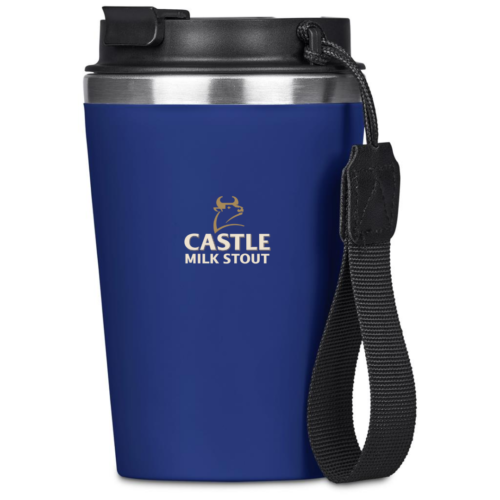 Castle Milk Stout Kooshty Luca Stainless Steel & Plastic Double-Wall Tumbler – 350ml