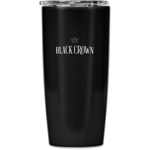 Black Crown Altitude Daytona Plastic 2-in-1 Double-Wall Tumbler & Straw - 600ml