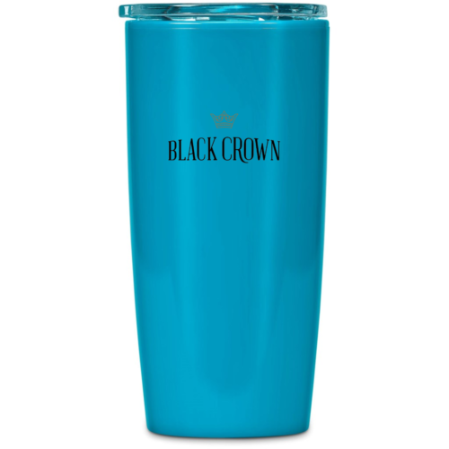 Black Crown Altitude Daytona Plastic 2-in-1 Double-Wall Tumbler & Straw - 600ml