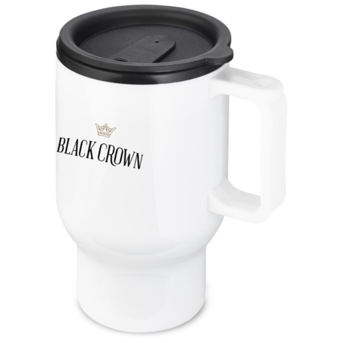 Black Crown Altitude Whimsy Plastic Double-Wall Mug - 430ml