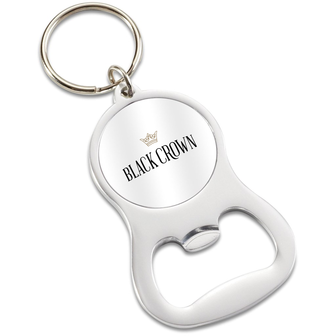 Black Crown Altitude Chevron Dome Bottle Opener Keyholder