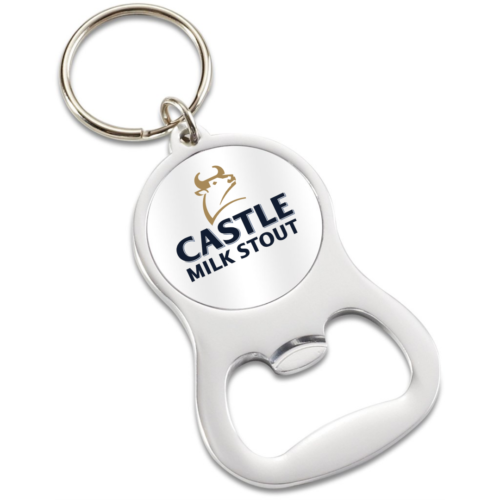 Castle Milk Stout Altitude Chevron Dome Bottle Opener Keyholder